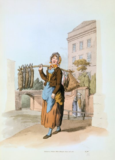 Rabbit seller, 1808 by William Henry Pyne