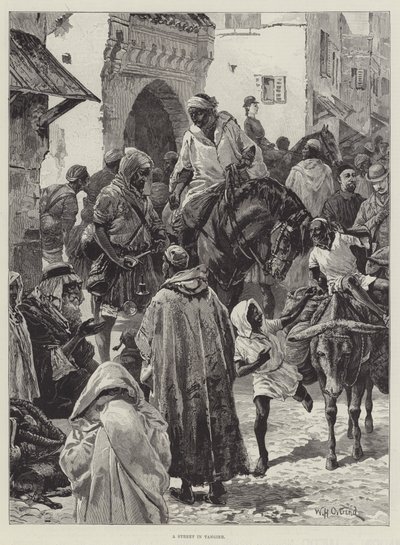 A Street in Tangier by William Heysham Overend