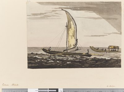 Canoes, Otaheite by William Hodges