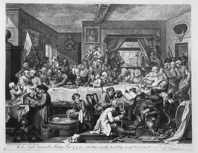 An Election Entertainment, 1755 by William Hogarth