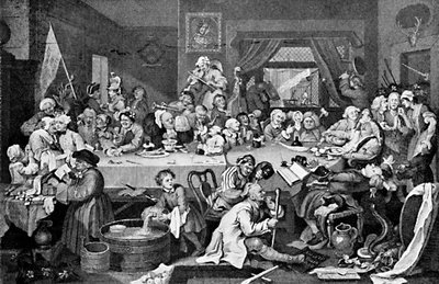 An Election Entertainment by William Hogarth