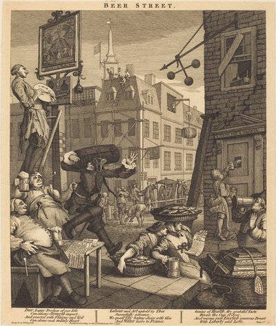 Beer Street by William Hogarth