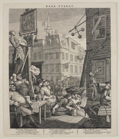Beer Street by William Hogarth