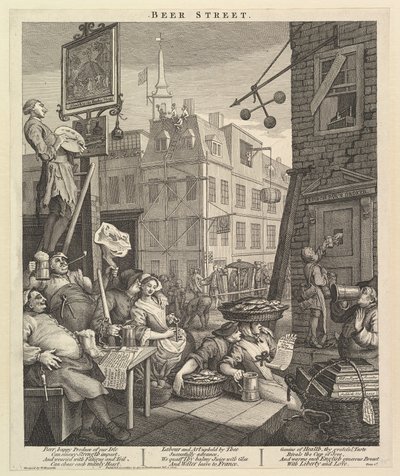 Beer Street by William Hogarth