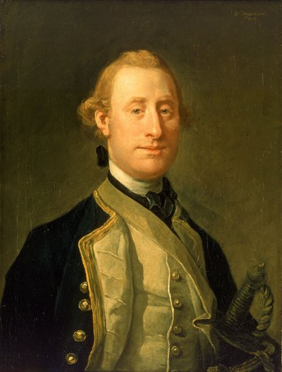 Captain Sir Alexander Schomberg (1720-1804) by William Hogarth