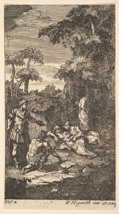 Cassandra, Frontispiece, Vol. 2 by William Hogarth