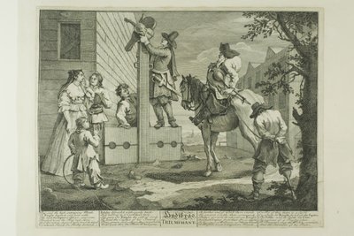 Hudibras Triumphant, plate four from Hudibras by William Hogarth