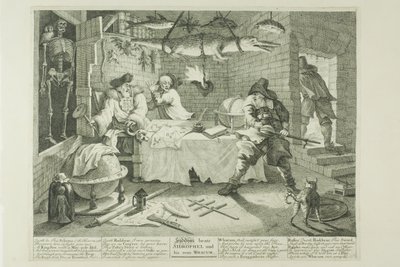 Hudibras and Sidrophel, plate eight from Hudibras by William Hogarth