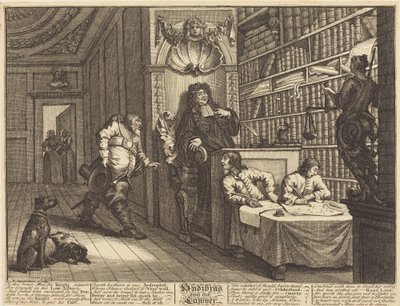 Hudibras and the Lawyer by William Hogarth
