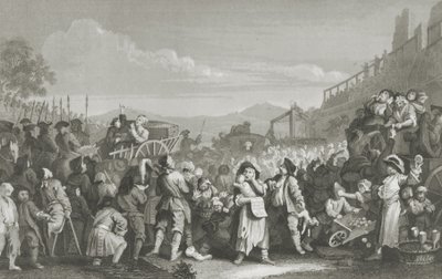 Idle on the Road to Execution by William Hogarth