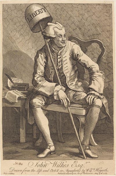 John Wilkes Esq. by William Hogarth