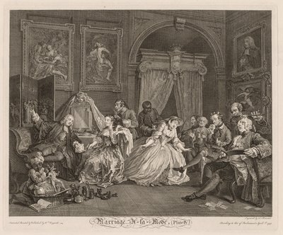 Marriage à la Mode: The Toilet Scene by William Hogarth
