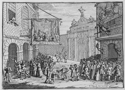 Masquerades and Operas, Burlington Gate, 1724 by William Hogarth