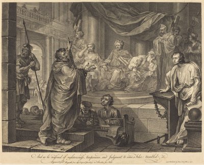 Paul before Felix by William Hogarth