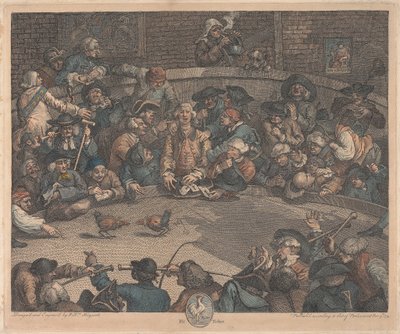 Royal Sport, Pit Ticket by William Hogarth