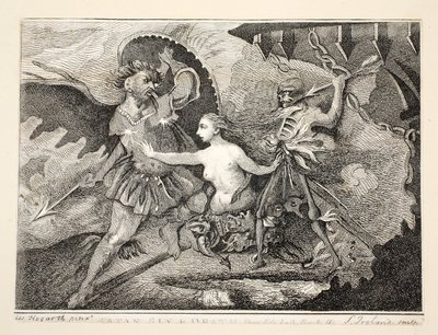 Satan, Sin and Death by William Hogarth