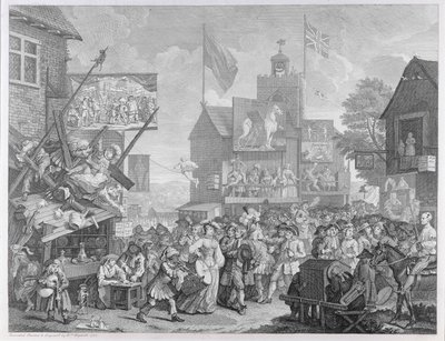 Southwark Fair, 1733 by William Hogarth