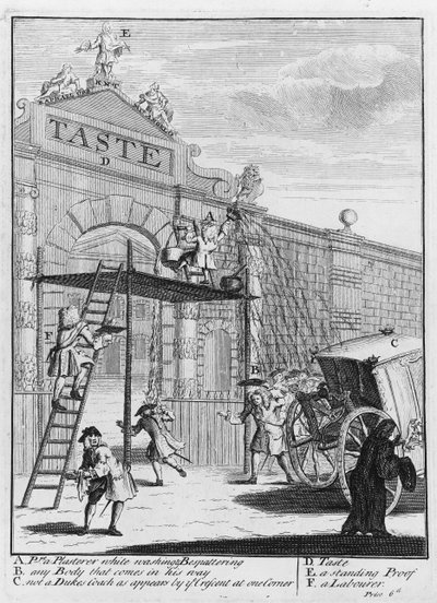 Taste, or Burlington Gate, 1732 by William Hogarth