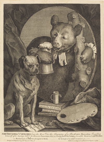 The Bruiser by William Hogarth