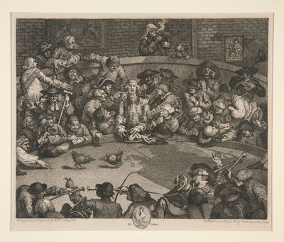 The Cock Fight by William Hogarth