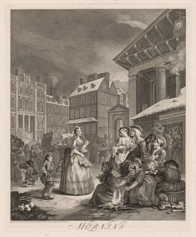 The Four Times of Day by William Hogarth