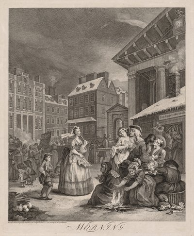 The Four Times of Day: Morning by William Hogarth
