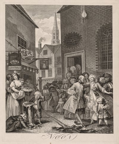 The Four Times of Day: Noon by William Hogarth
