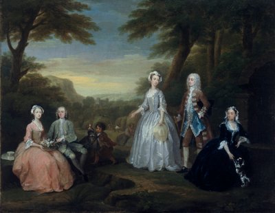 The Jones Family Conversation Piece, 1730 by William Hogarth