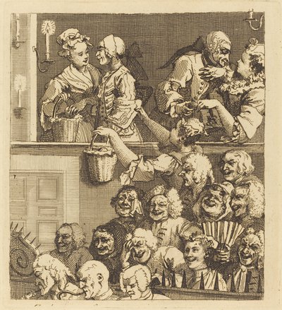 The Laughing Audience by William Hogarth