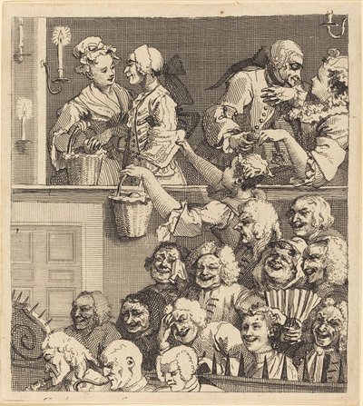 The Laughing Audience by William Hogarth
