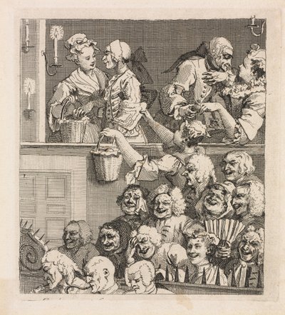 The Laughing Audience by William Hogarth