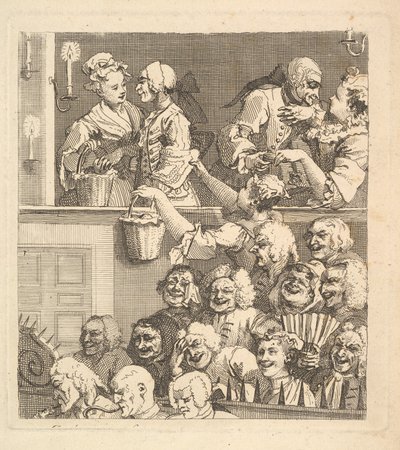 The Laughing Audience by William Hogarth