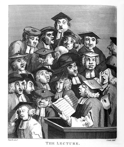 The Lecture by William Hogarth