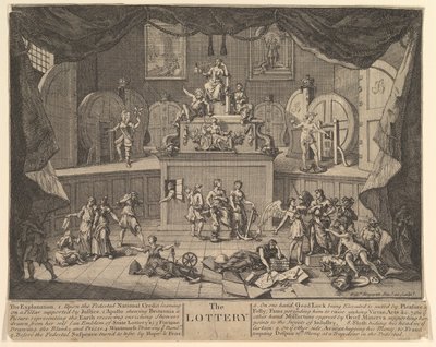 The Lottery by William Hogarth