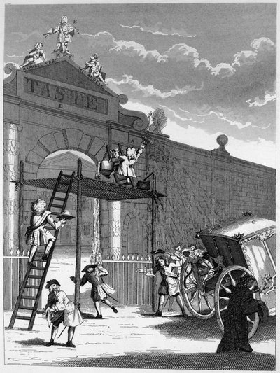 The Man of Taste by William Hogarth