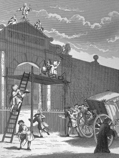 The Man of Taste by William Hogarth
