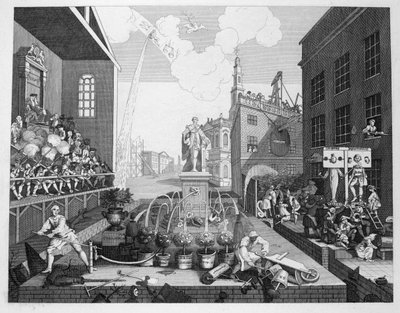 The Times, Plate 2 by William Hogarth