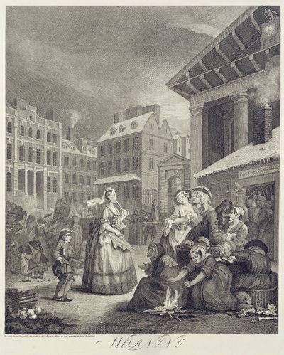 Times of the Day: Morning (engraving) by William Hogarth