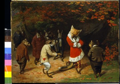 His Majesty Receives by William Holbrook Beard
