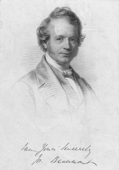Joseph Beaumont, mid 19th century by William Holl