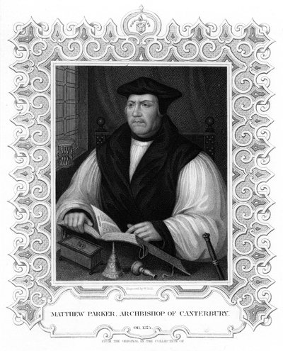 Matthew Parker, English Prelate by William Holl