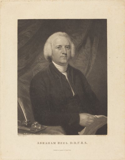Abraham Rees by William Holl I after John Opie
