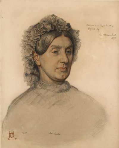 Mrs Thomas Combe by William Holman Hunt