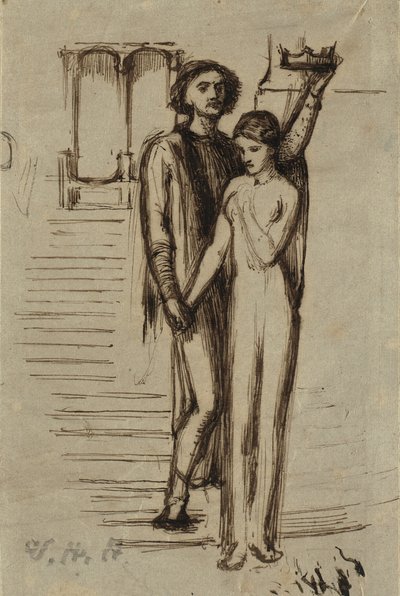 The Beggar Maid by William Holman Hunt