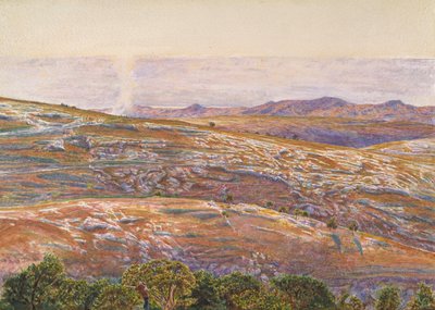 The Dead Sea from Siloam by William Holman Hunt