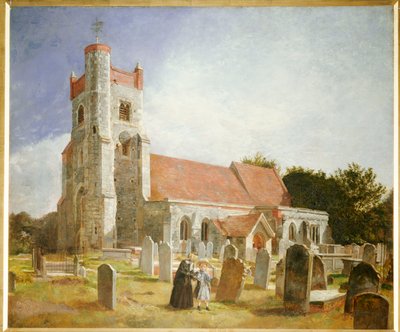 The Old Church, Ewell by William Holman Hunt