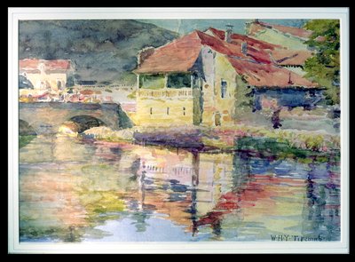 Continental Township on a River by William Holt Yates Titcomb