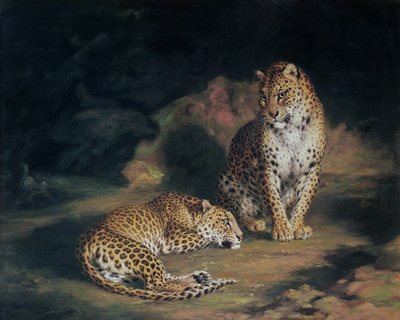 A Pair of Leopards by William Huggins