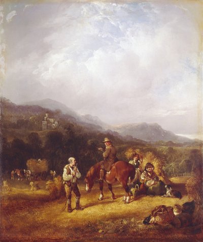 The Wheat Harvest by William I Shayer