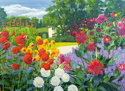 Garden and House by William Ireland